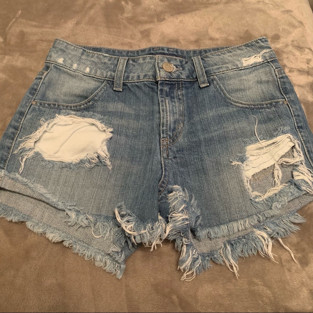 Guess Denim Distressed Shorts